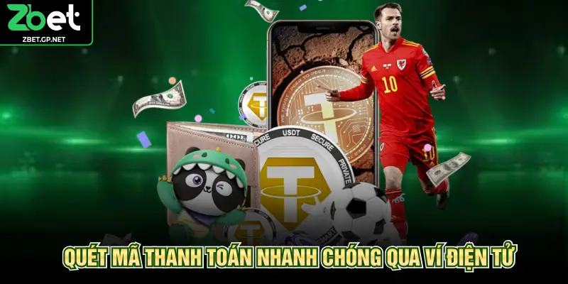 Quét mã thanh toán nhanh chóng qua ví điện tử
